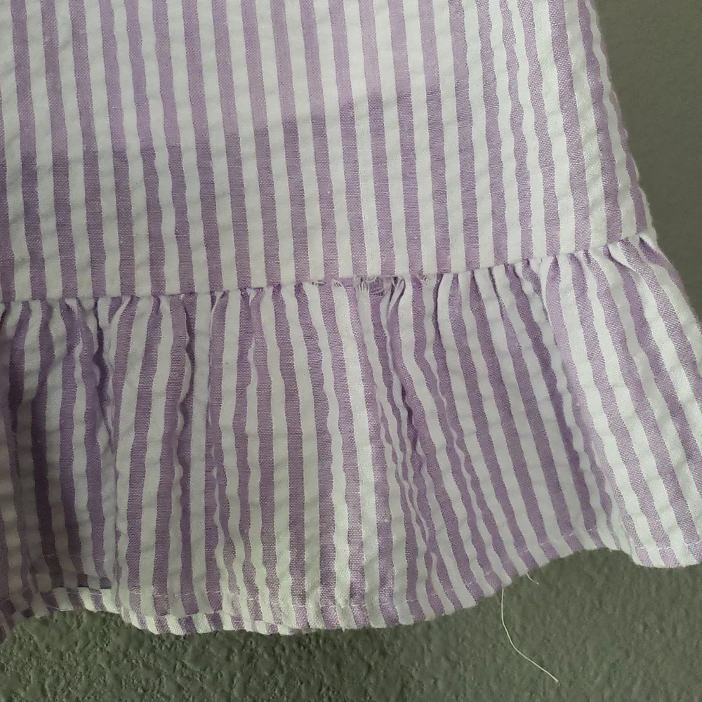 aBc Seersucker Monogram Sundress - Picture 3 of 9